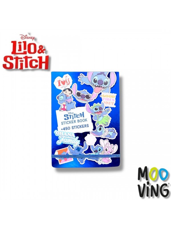 LIBRO CON STICKERS STITCH