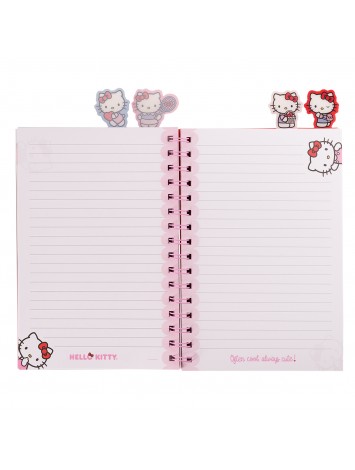 CUADERNO A5 CON SEPARADOR H.KITTY