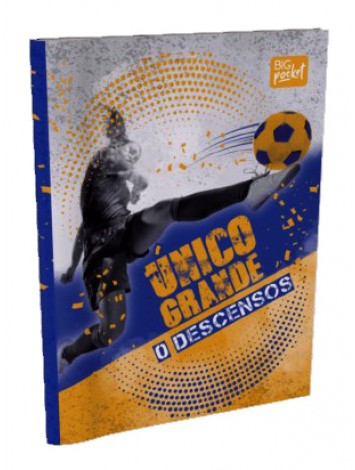 CUADERNO TAPA FLEXIBLE AZUL FUTBOL x48 HOJAS