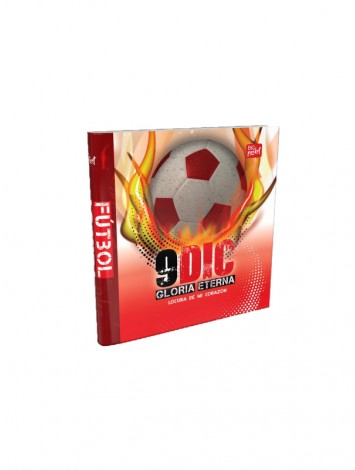 CARPETA ESCOLAR 3x40 ROJO FUTBOL