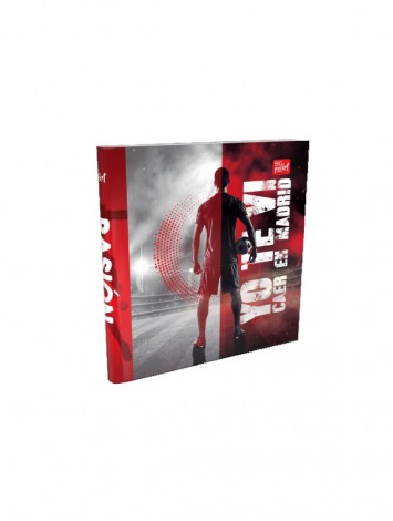 CARPETA ESCOLAR 3x40 ROJO FUTBOL