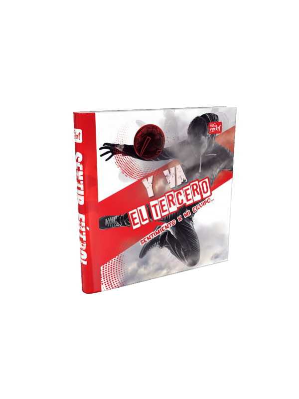 CARPETA ESCOLAR 3x40 ROJO FUTBOL