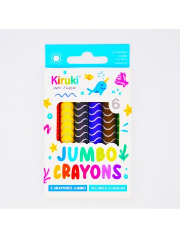 CRAYONES x6 JUMBO KIRUKI