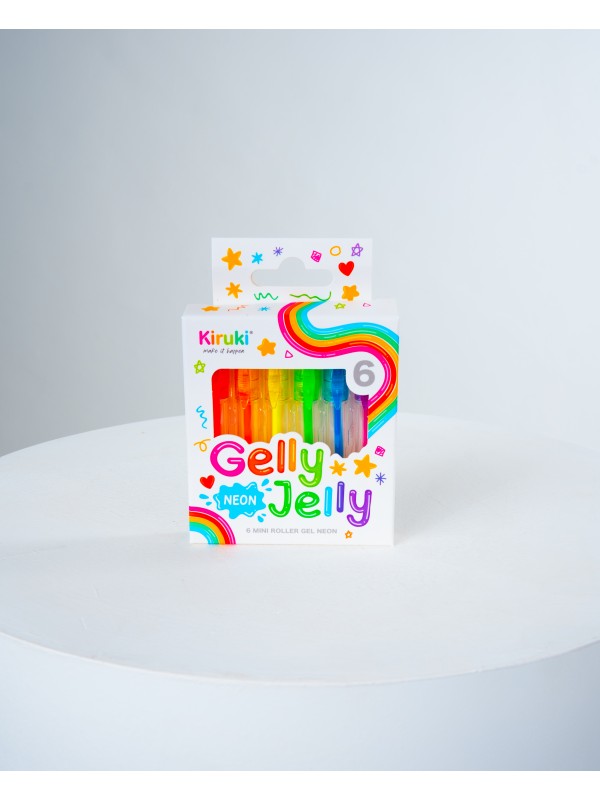 MINI ROLLER GEL CON NEON x6 KIRUKI