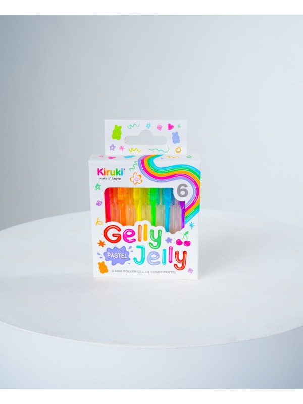 MINI ROLLER GEL PASTEL x6 KIRUKI