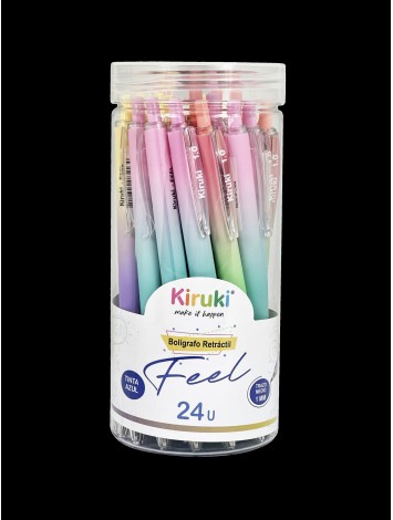 x24 BOLIGRAFO KIRUKI FEEL AZUL