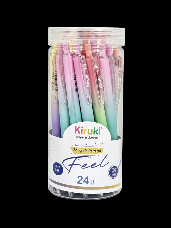 x24 BOLIGRAFO KIRUKI FEEL AZUL