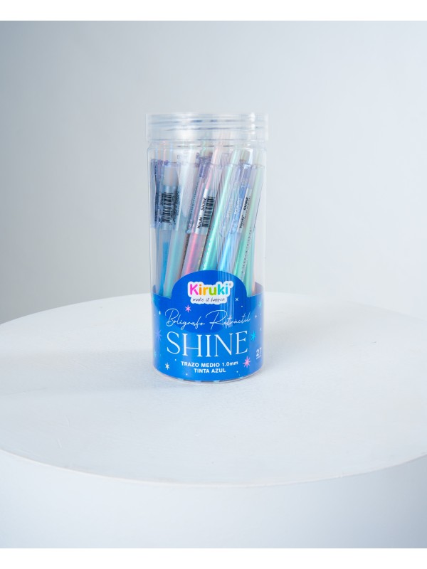 x27 BOLIGRAFO KIRUKI SHINE AZUL KIRUKI