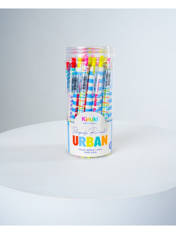 x27 BOLIGRAFO KIRUKI URBAN AZUL KIRUKI