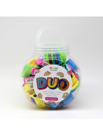 SACAPUNTAS DUO DOBLE BOCA x48 KIRUKI