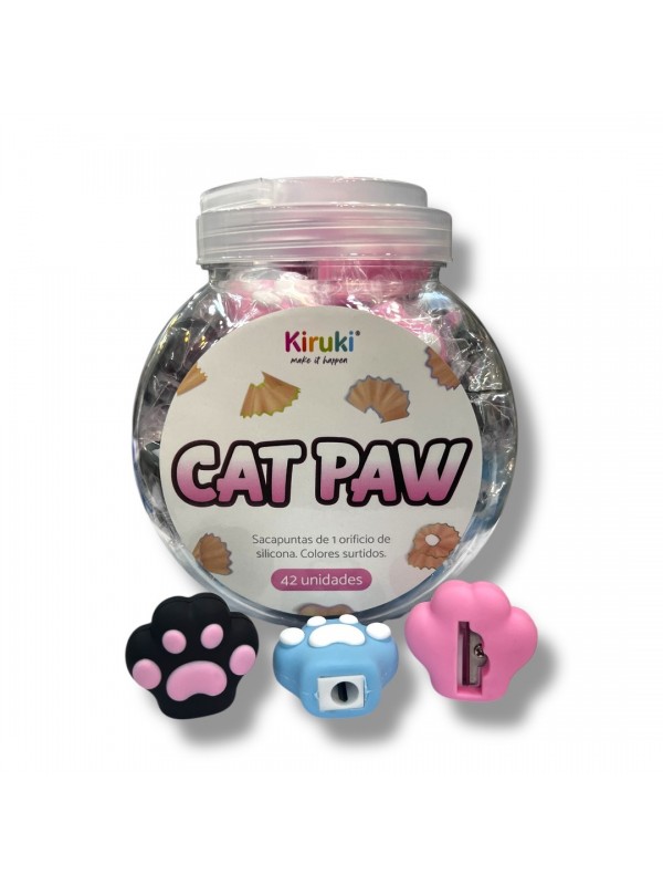 SACAPUNTAS CON GOMA CAT PAW x42 KIRUKI