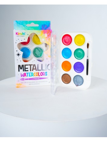 ACUARELA METALICA x8 KIRUKI