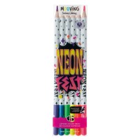 LAPICES DE COLOR NEON x6
