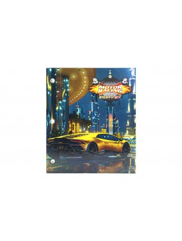 CARPETA CON CORDON N°3 MOTOR RACING NIGHT POWER