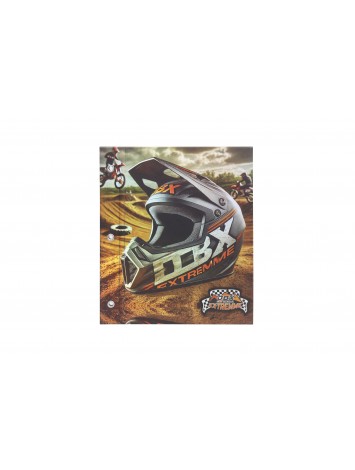 CARPETA CON CORDON N°3 DBX MOTOCROSS EXTREME