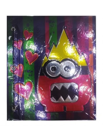 CARPETA CON CORDON N°3 REXON MONSTER