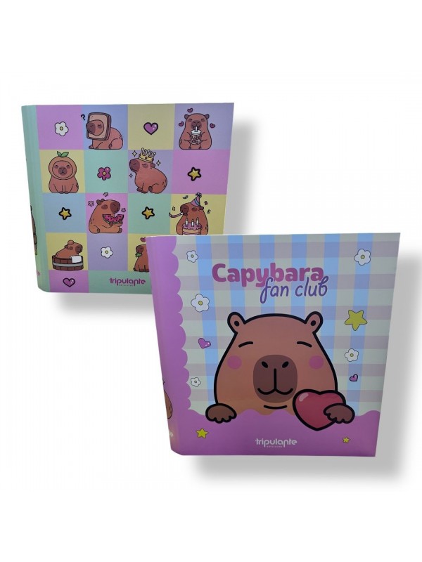 CARPETA 3x40 TRIPULANTE CAPYBARA
