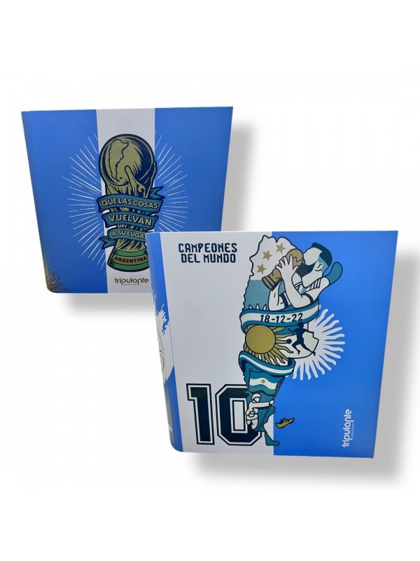 CARPETA 3x40 TRIPULANTE ARGENTINA CAMPEON
