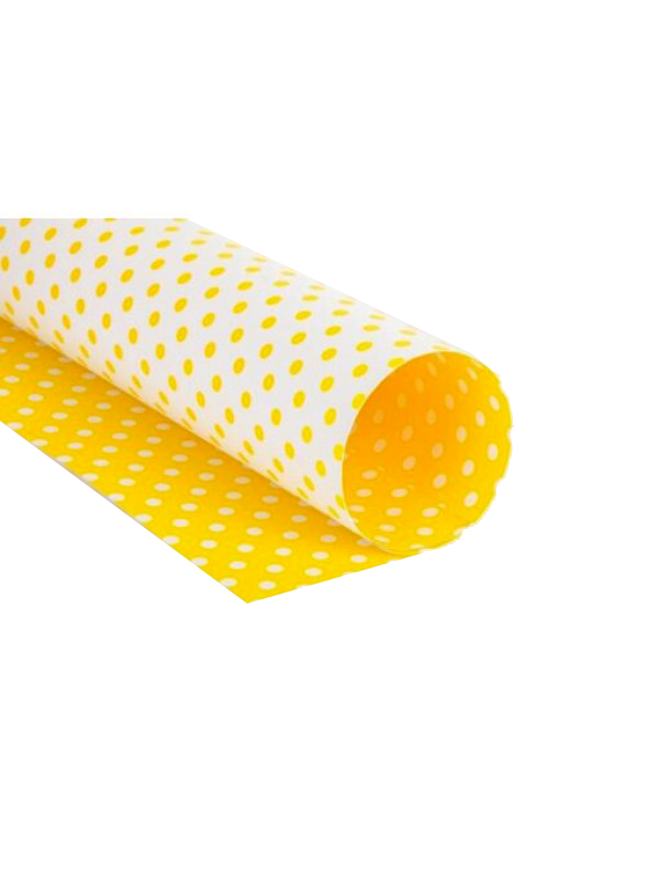 x20 CARTULINA MURESCO ENTRETENIDA LUNARES AMARILLO / BLANCO