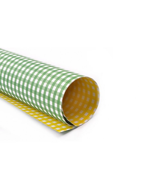 x20 CARTULINA MURESCO ENTRETENIDA CUADRILLE VERDE / AMARILLO