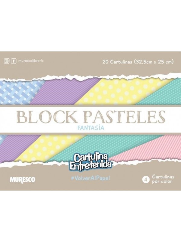 BLOCK ENTRETENIDO PASTEL FANTASIA