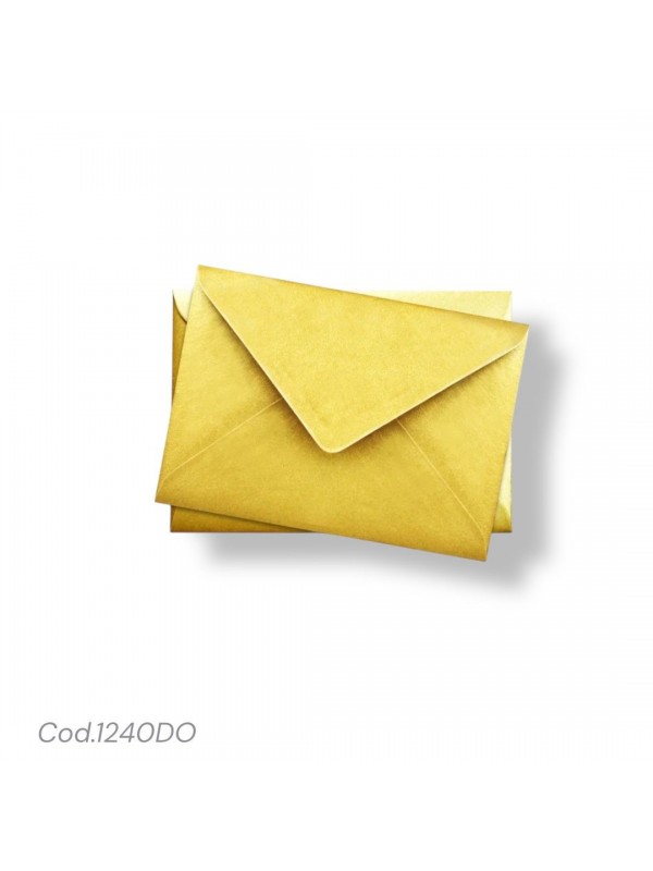 x10 SOBRE TARJETA DORADO