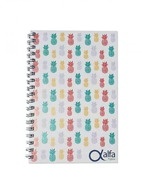 LIBRETA CON ESPIRAL ALFA N°60 RAYADA