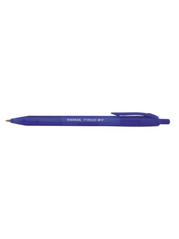 x12 BOLIGRAFO CONSUL TRIO RETRACTIL 1 MM AZUL