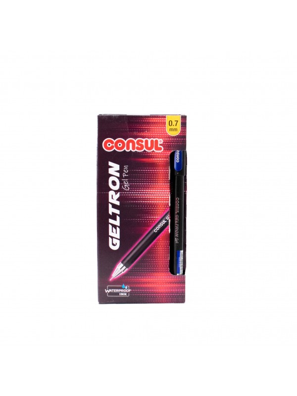 x12 BOLIGRAFO CONSUL GELTRON 0.7mm AZUL