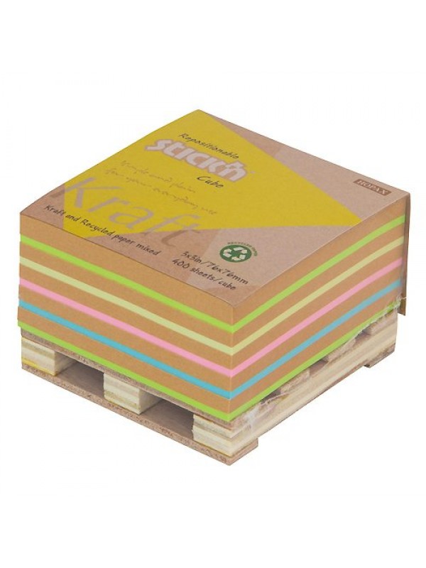 TACO ADHESIVO FLUO 76x76 CON MINI PALLET