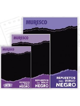 REPUESTO CANSON NEGRO N°3 MURESCO