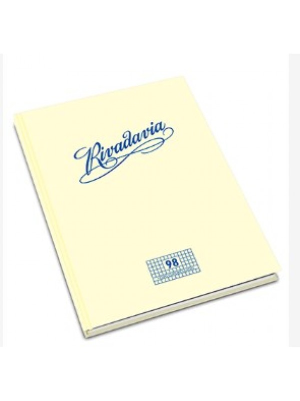 CUADERNO TAPA DURA RIVADAVIA x100 HOJAS CUADRICULADO