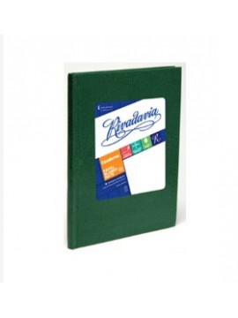 CUADERNO TAPA DURA FORRADO RIVADAVIA x100 HOJAS VERDE