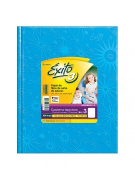 CUADERNO EXITO 19x25 x100 HOJAS CELESTE