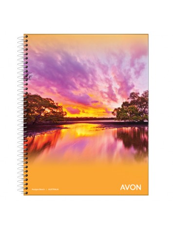 CUADERNO UNIVERSITARIO 29,7 AVON  x80 HOJAS RAYADO