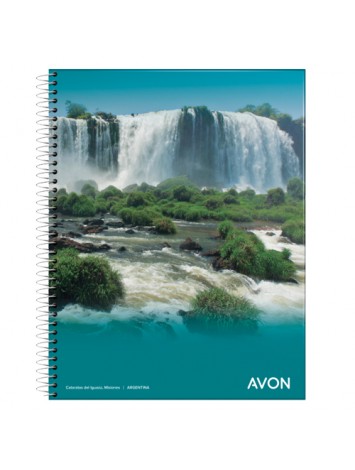 CUADERNO UNIVERSITARIO 29,7 AVON  x80 HOJAS RAYADO