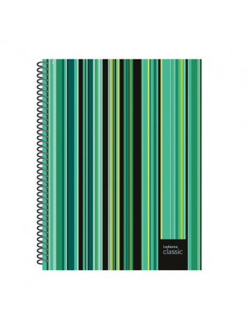 CUADERNO UNIVERSITARIO 29,7 CLASSIC TAPA DURA x80 HOJAS CUADRICULADO