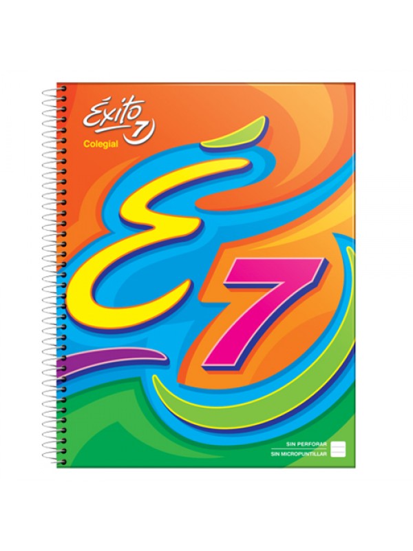 CUADERNO UNIVERSITARIO EXITO COLEGIAL TAPA DURA 21x27 x60 HOJAS RAYADO