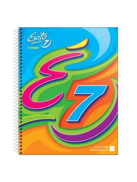 CUADERNO UNIVERSITARIO EXITO COLEGIAL  TAPA DURA 21x27 x60 HOJAS CUADRICULADO