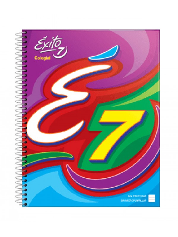 CUADERNO UNIVERSITARIO EXITO COLEGIAL TAPA DURA 21x27 x100 HOJAS RAYADO