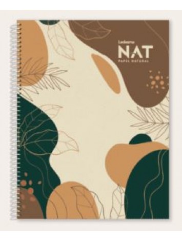 CUADERNO TAPA CARTON 21x27 LEDESMA NAT x80 HOJAS RAYADO