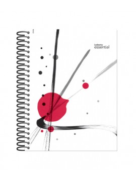 CUADERNO CON ESPIRAL 16x21 ESSENTIAL x120 HOJAS