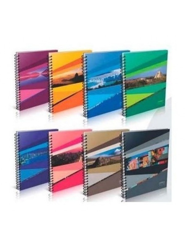 CUADERNO UNIVERSITARIO 29,7 AMERICA TAPA FLEXIBLE x80 HOJAS RAYADO