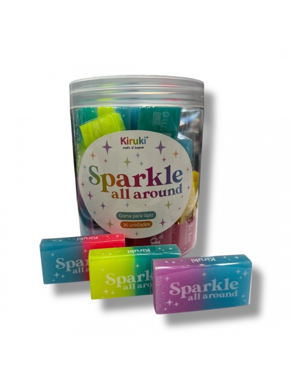x36 GOMA DE BORRAR SPARKLE KIRUKI