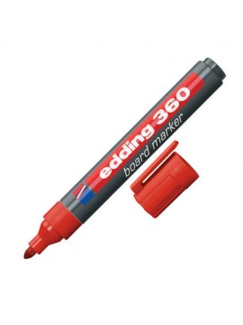 MARCADOR EDDING E360 RECARGABLE PARA PIZARRA ROJO