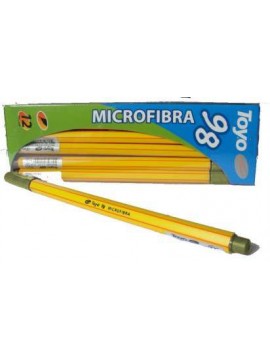 x12 MARCADOR MICROFIBRA TOYO 98 AMARILLO