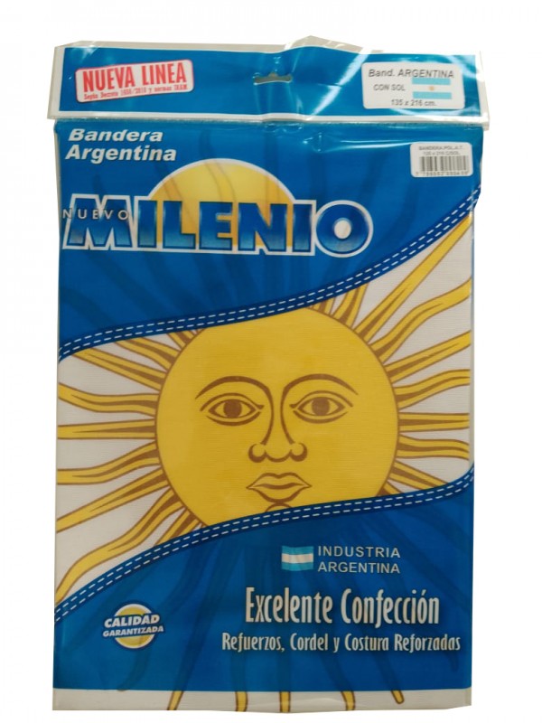 BANDERA TELA 135x216 CON SOL|