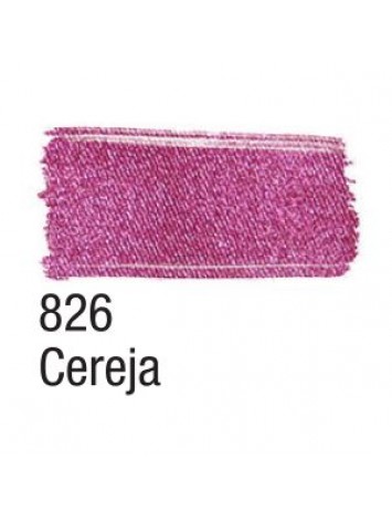 PINTURA TELA METALIZADA 37 ML CEREZA ACRILEX