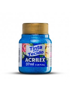 PINTURA TELA GLITTER 37 ML CRISTAL ACRILEX