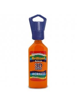 DIMENSIONAL 3D BRILLANTE 35 ML NARANJA ACRILEX